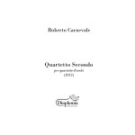 QUARTETTO SECONDO for string quartet [Digital]